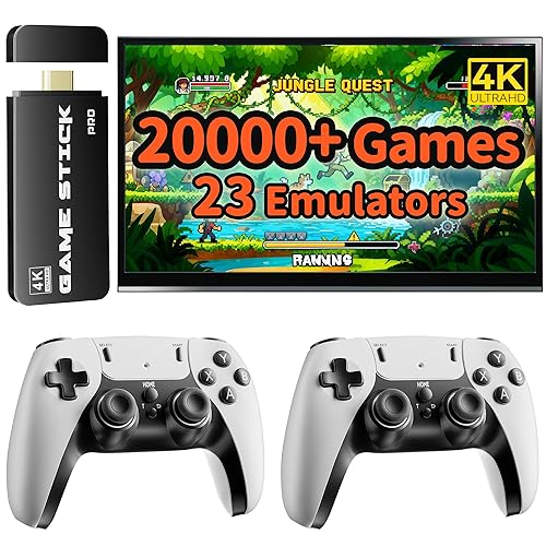 FCHOZY 2026 Upgraded Retro Gaming Console, Nostalgia Game Stick Pro,