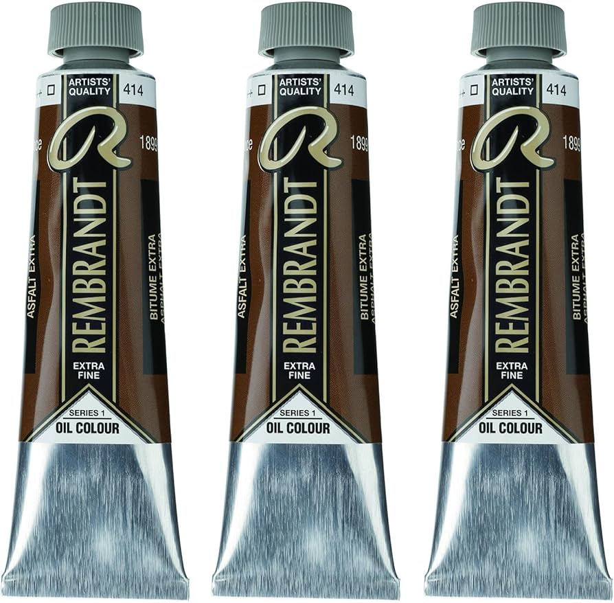 油絵具　レンブラント　ターレンス Amazon | ターレンス 油絵具 レンブラント 3本組セット アスファルタム