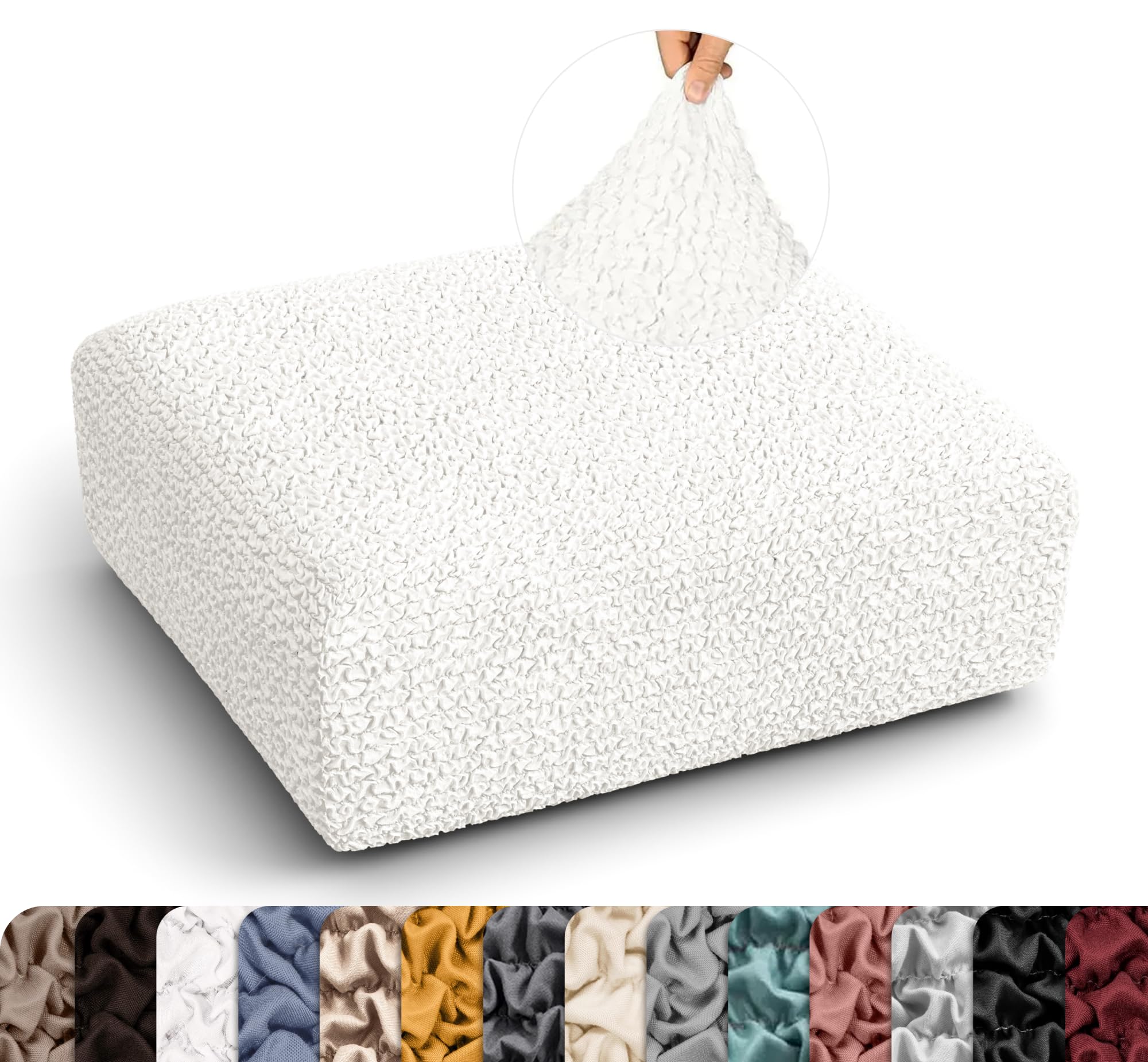 PAULATO BY GA.I.CO. Couch Cushion Cover - 1-Piece Furniture Protector - Form Fit, Machine Washable…: retailer-supplied image
