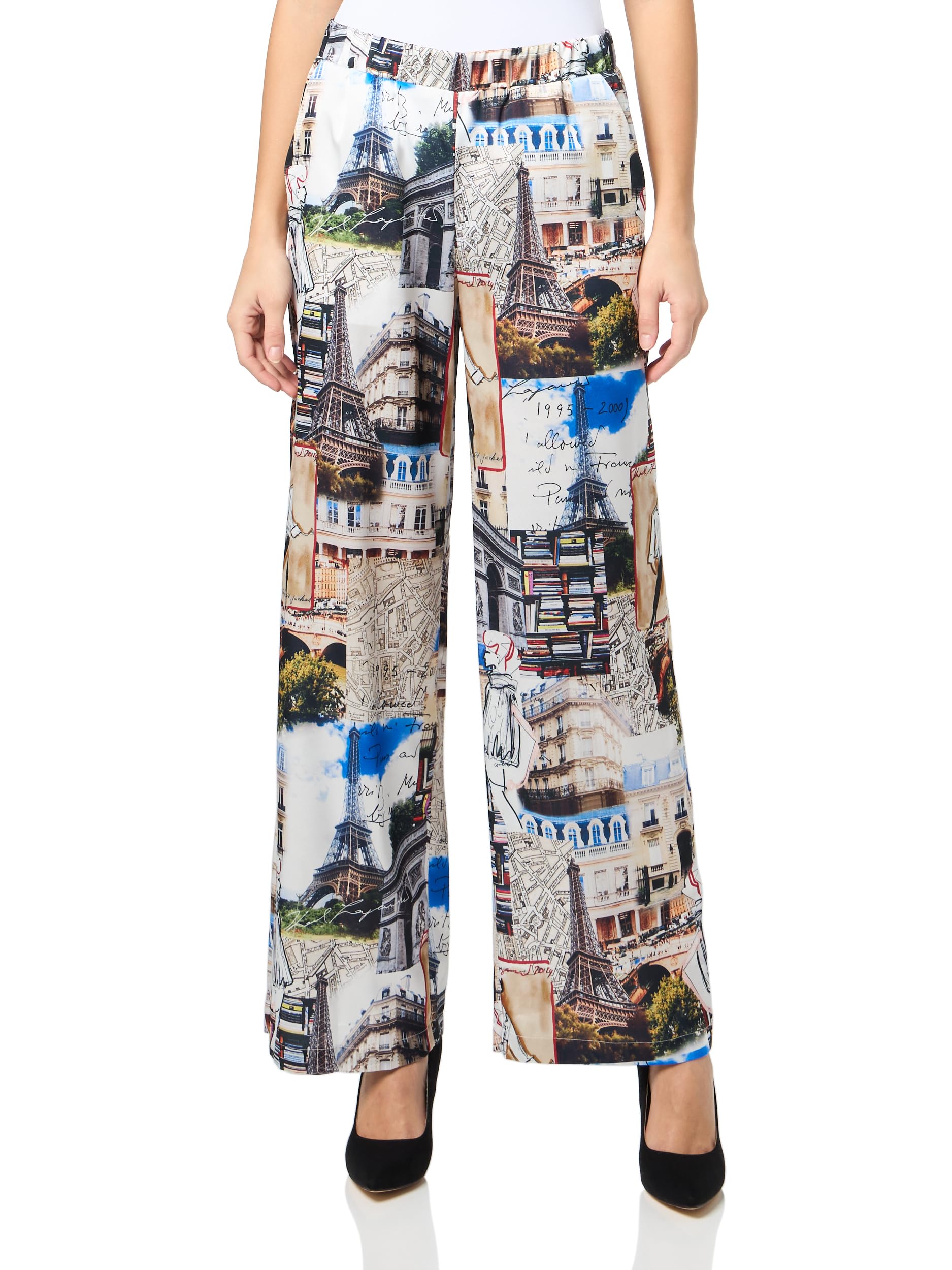 Karl Lagerfeld Womens Paris Print Comfortable Pant