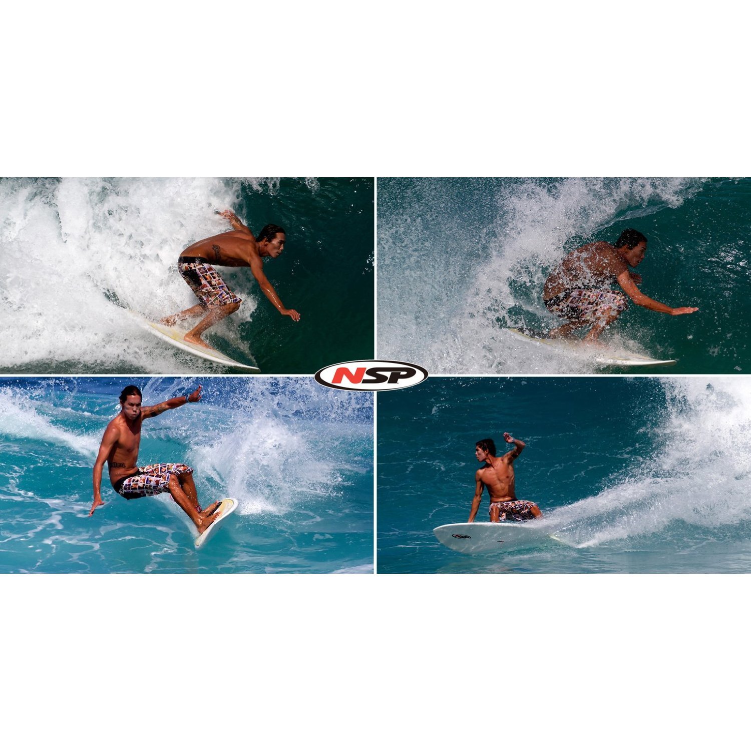 Amazon | NSP(エヌエスピー) サーフボード FISH 7'4'' C304108