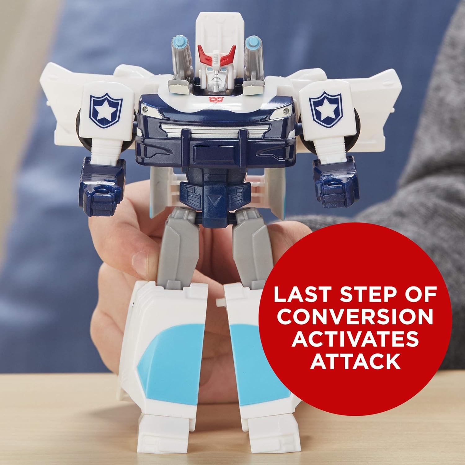 Transformers E3636 Cyberverse Action Attackers: Warrior Class Prowl Action Figure Toy