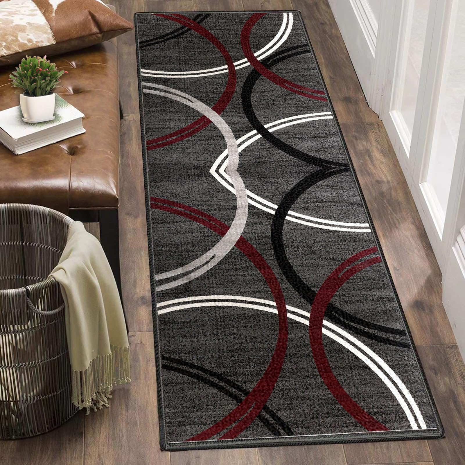 Dywan do długiego korytarza 70 x 150 cm antypoślizgowy dywanik kuchenny Chłonny chodnik wejściowy dywan do przedpokoju, dywanik kuchenny, dywanik do przedpokoju, kuchni, salonu, sypialni