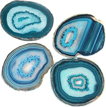 AMOYSTONE Agate Coasters