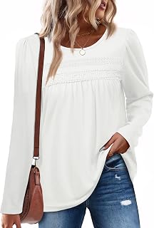 Boho Tops for Women Long Sleeve Shirts Plus Size Early Fall Fashion Womens Blouses Dressy Casual Outfits M-4Xl
