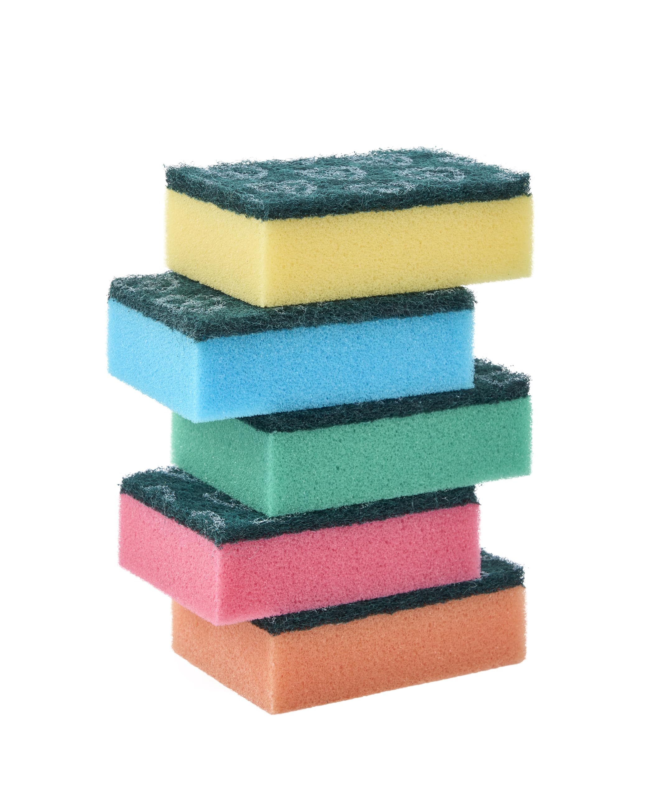 Spontex Megamax Antibacterial Sponge Scourers | XL Washing Up Sponges for Dishes | 5 Pack