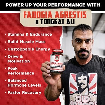 Old School Labs 1500mg Fadogia Agrestis for Men - Strength & Performance