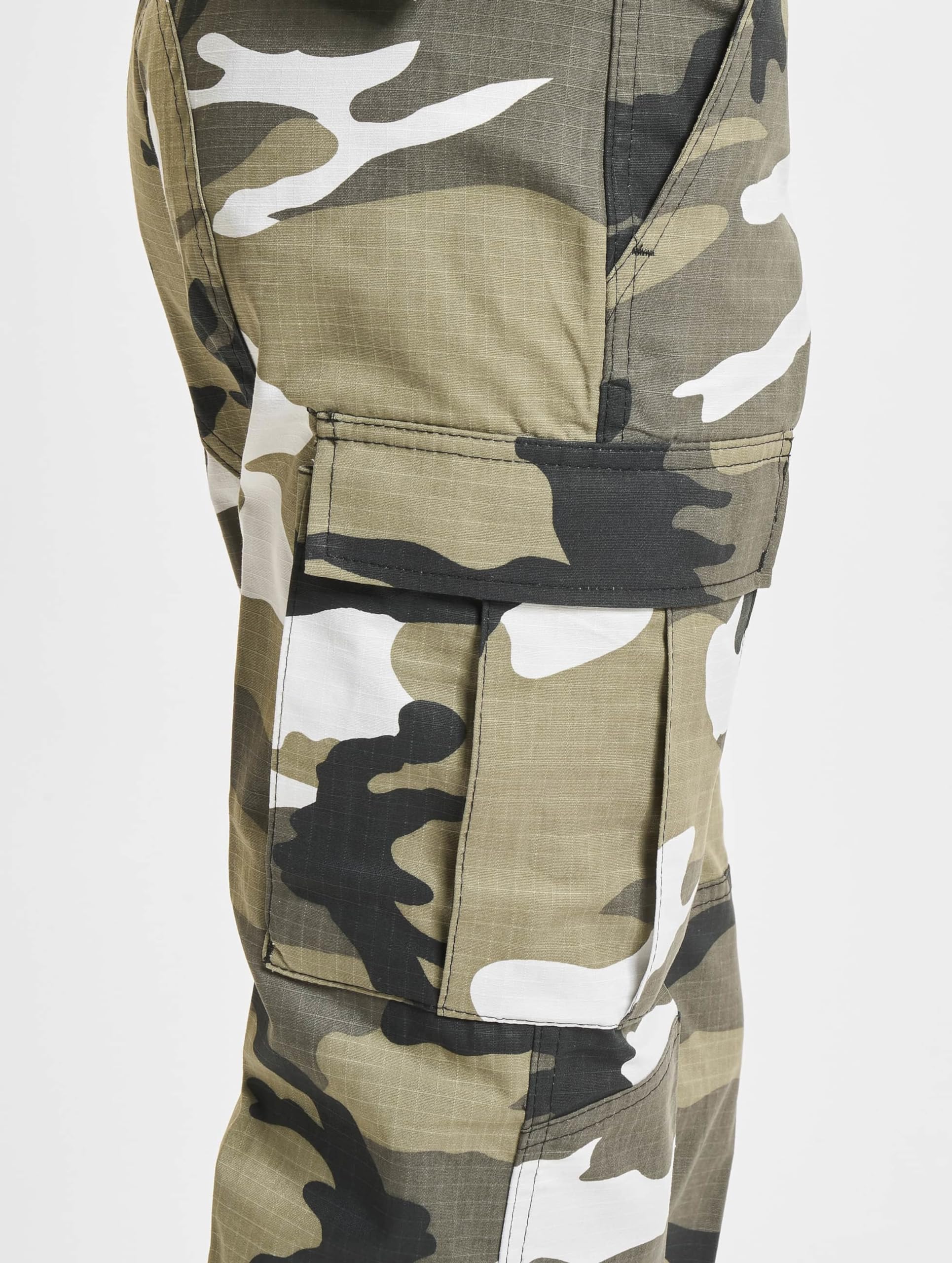 Brandit Pantalon Indéchirable BDU Femme Pantalon Cargo Noir Cargo