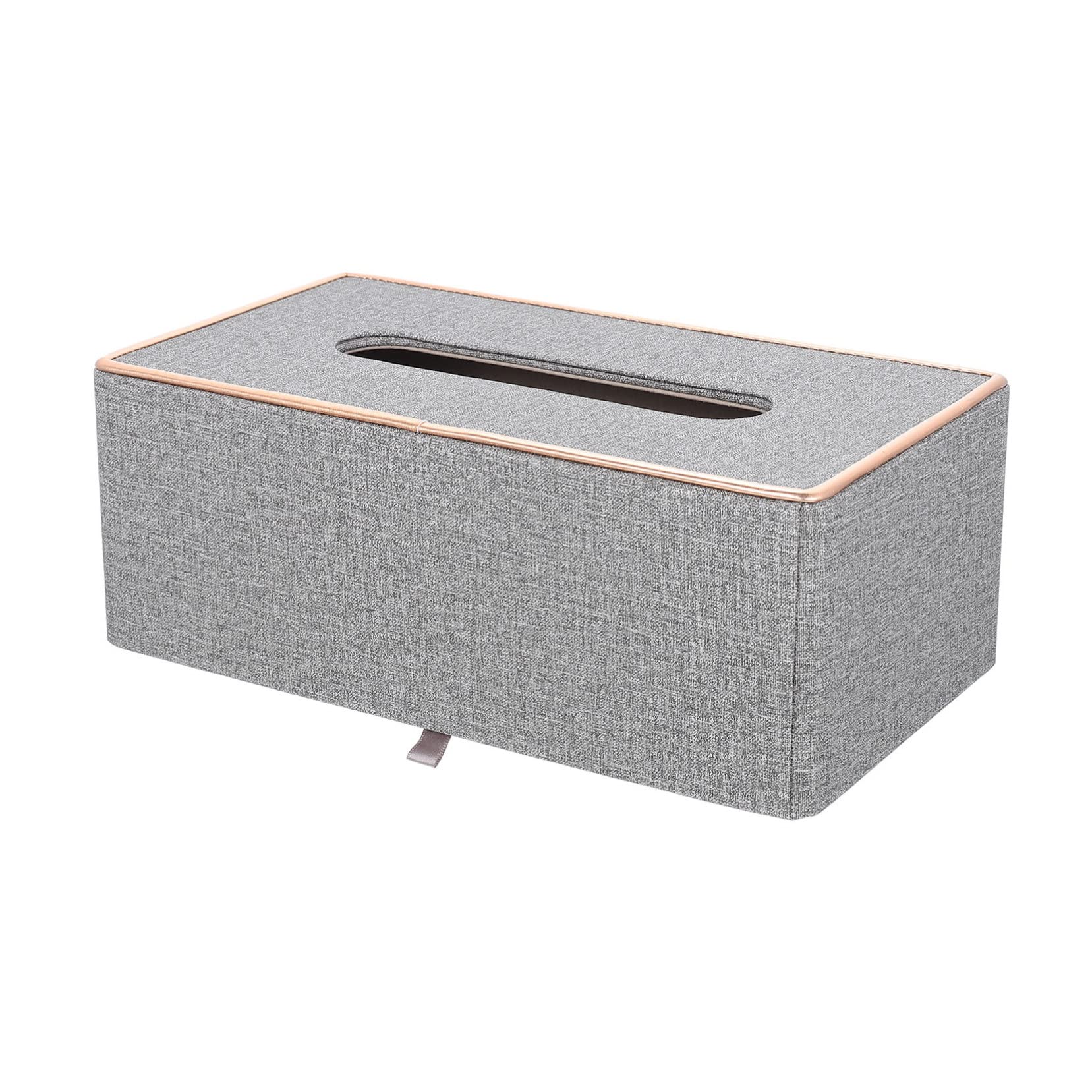 Scatola Per Tovaglioli Sintetica Tovaglioli Decorativo e Ufficio Design e Facile Sostituzione Colore Grigio