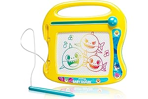 Lollipop Baby Shark Travel Magnetic Drawing Board for Girls