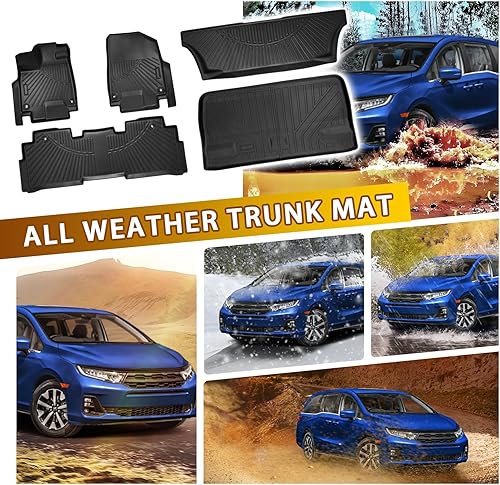 Vista 38 de Powerty Alfombras resistentes para BMW X3 2018 a 2024 y BMW X4 2019 a 2024, a medida para accesorios de X3 y X4, de elastómero termoplástico 3D