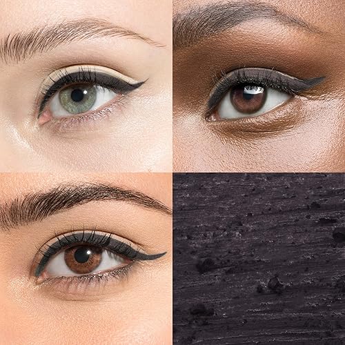 Miniatura 2 de Julep When Pencil Met Gel - Lápiz delineador de ojos multiuso afilable negro suave a prueba de transferencia forro de alto rendimiento