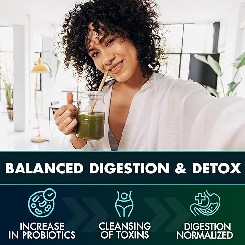 Miniatura 4 de Cápsulas de musgo marino irlandés avanzado con raíz de bardana, vejiga y Muira Puama para inmunidad, intestino y energía, suplementos de musgo