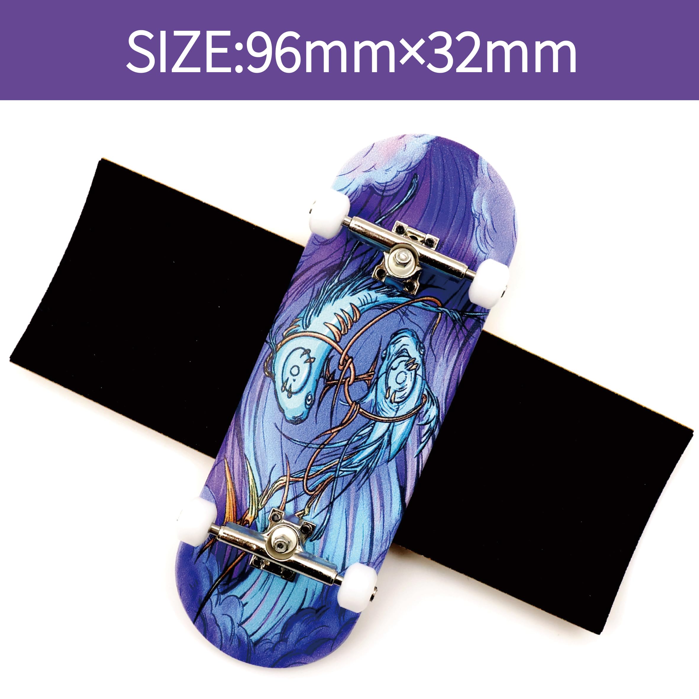 RACOFSB 32mm Pro Fingerboard 12 Constellation Series Wooden Finger Board (Pisces)