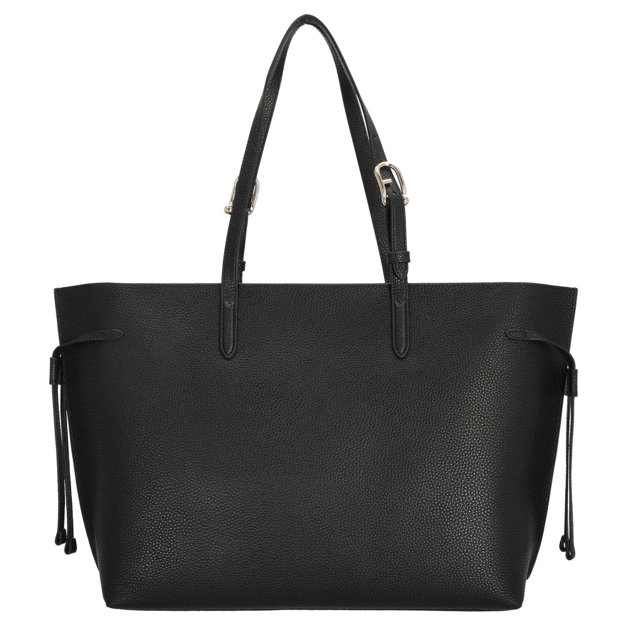 Furla Cuero bolso de hombro bolso shopper Ava Tote With Zip Nero + Nero int negro