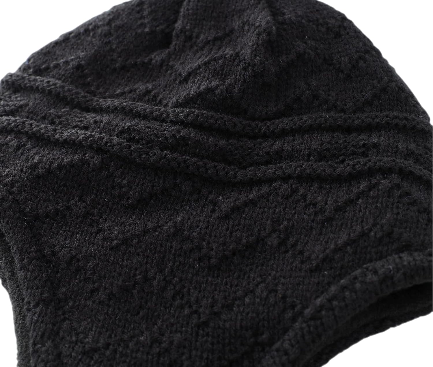 Connectyle Toddler Boys Girls Beanie Hat Fleece Lined Knit Kids Hat with Ear Flaps Warm Winter Hat Acrylic Watch Hat - Image 4