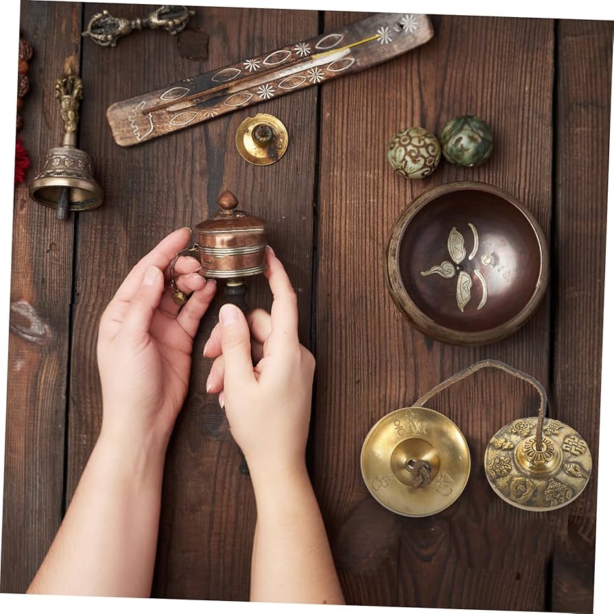 Amazon | SWOOMEY 銅の鐘 祭壇の鐘 チベットの鐘 ヨガ瞑想の鐘