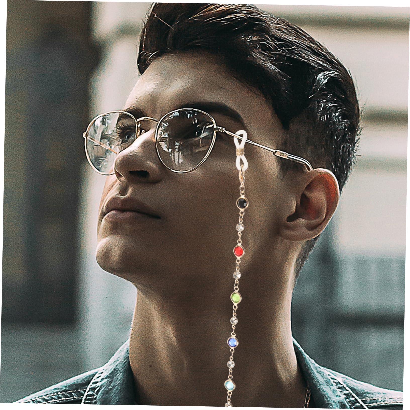 Homoyoyo Cadena De Gafas Correas Para Gafas Accesorios Para Gafas Sol Cadena De Anteojos Con Cuentas Conformado Correas De Gafas De Mujer Aleación