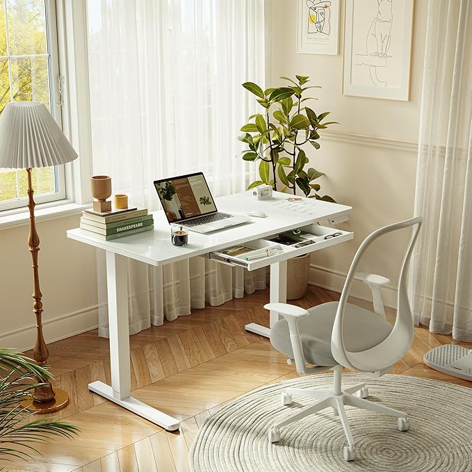 Escritorio Ajustable Electrico Standing Desk 139x60 cm Blanc miniatura 10