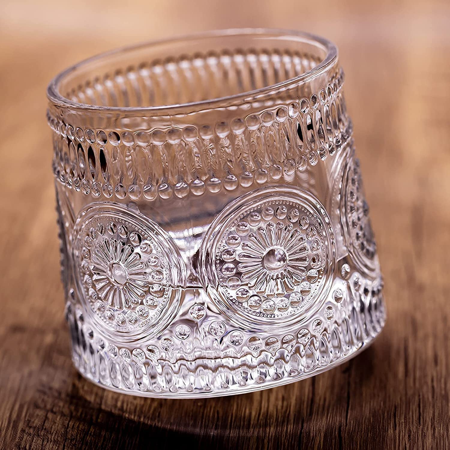 Bellemax Whiskey Glasses Set - 6 Rocks Glasses -4