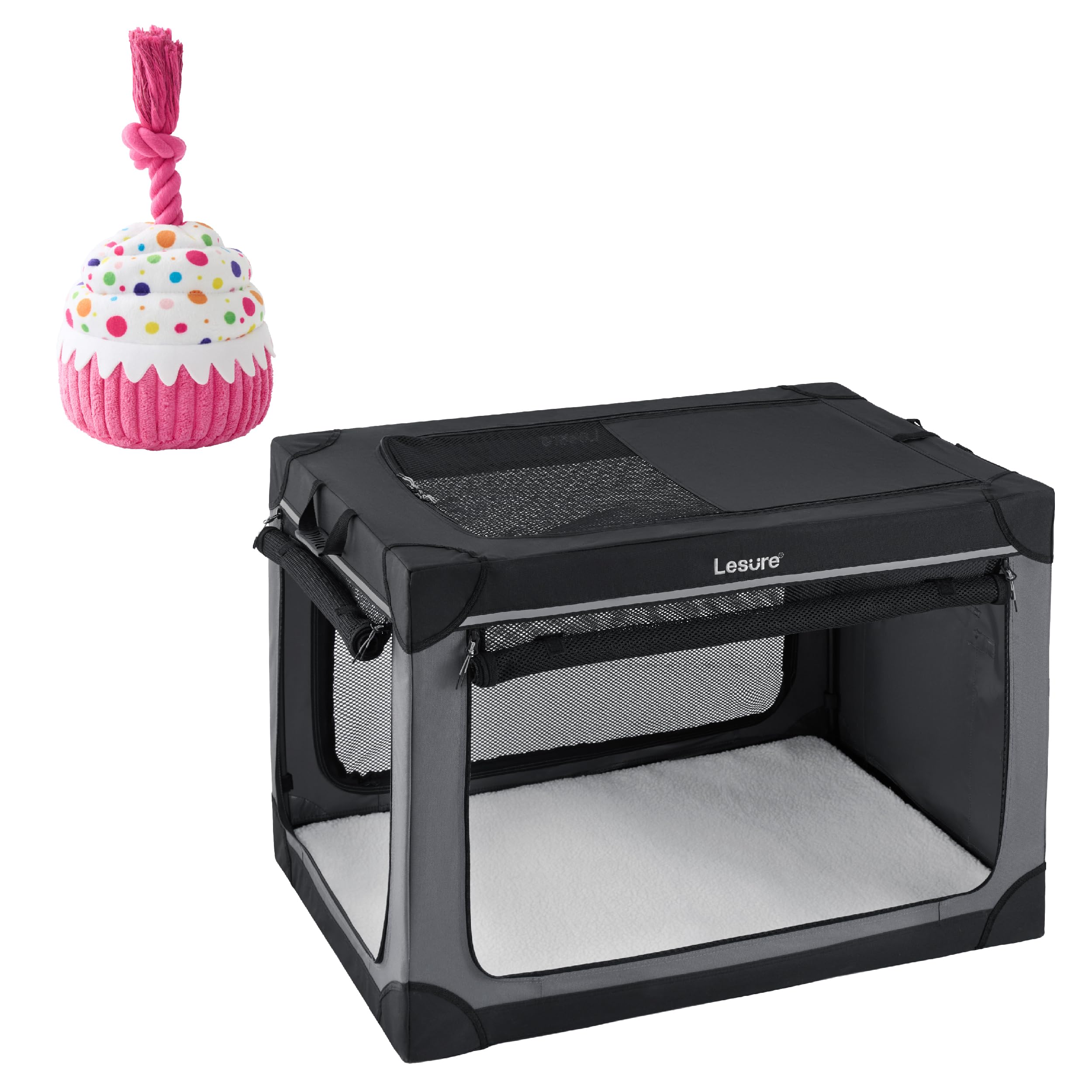 Lesure Soft Collapsible Dog Crate