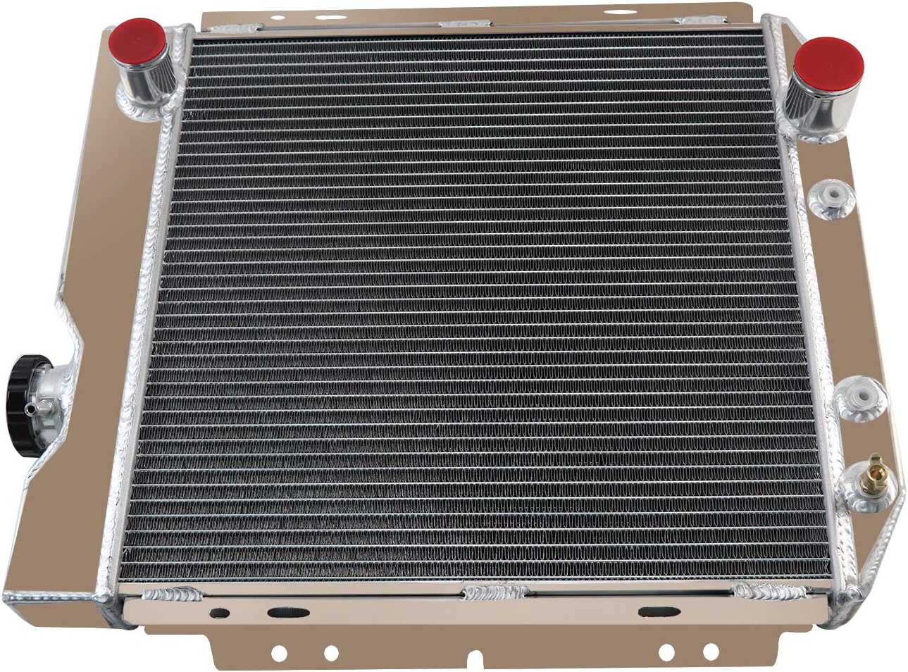 ALLOYWORKS 3 Row Aluminum Radiator For 1964-1966 Ford Mustang / 1963-1965 Falcon Comet AT/MT V8