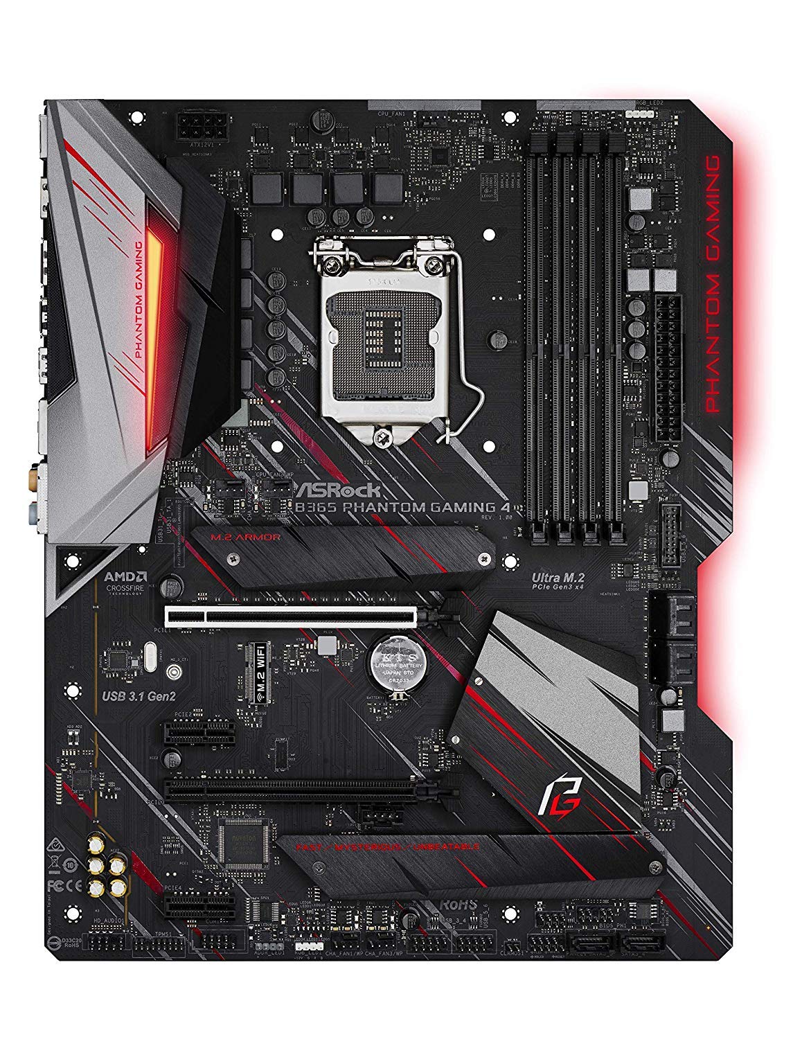 Amazon | ASRock B365 Phantom Gaming 4 LGA1151/ Intel B365
