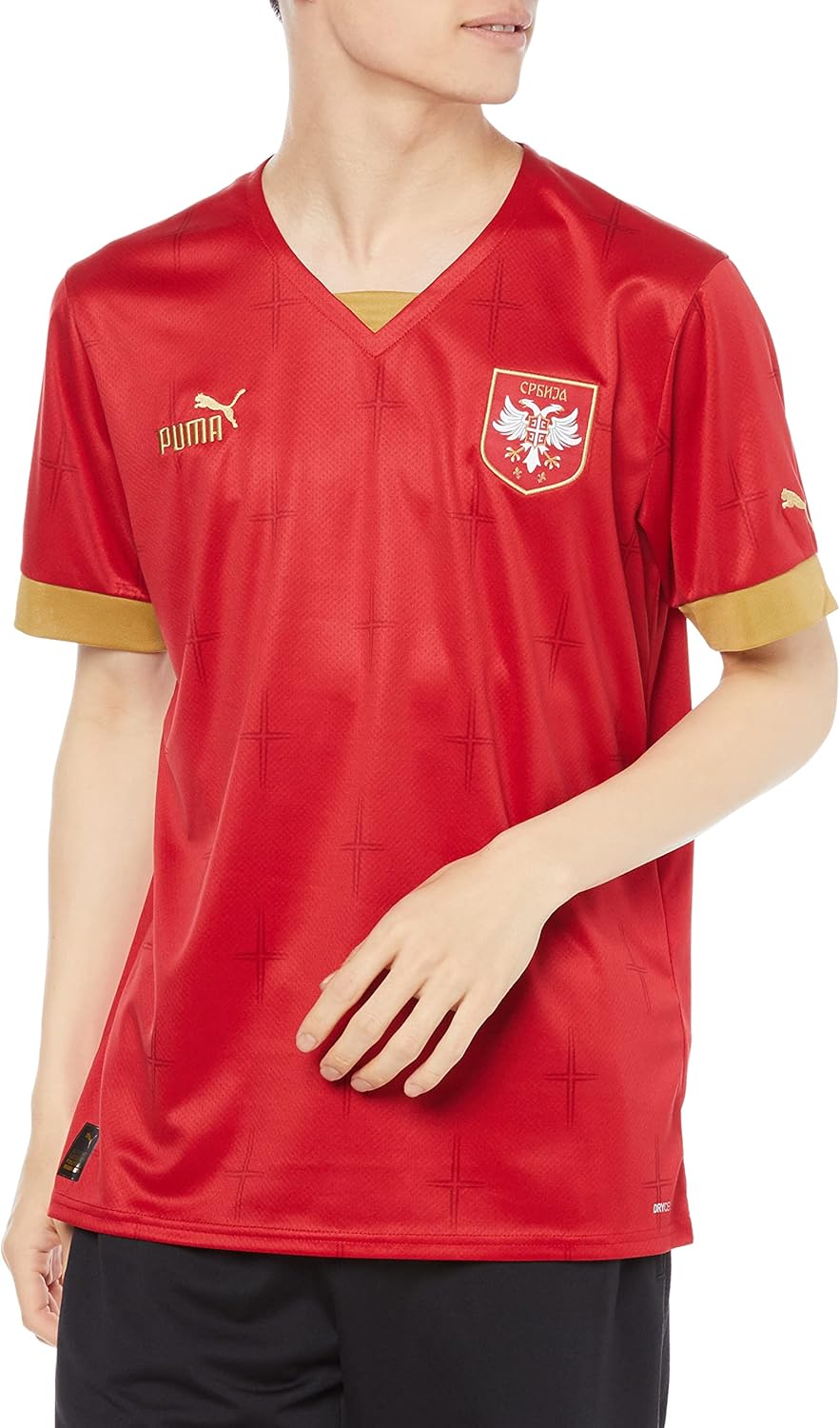 PUMA 2022-2023 Serbia Home Football Soccer T-Shirt Jersey