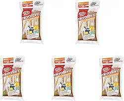 Flash Limp - Kit Com 5 Esponjas Microfibra Para Lavar Louças Multiuso