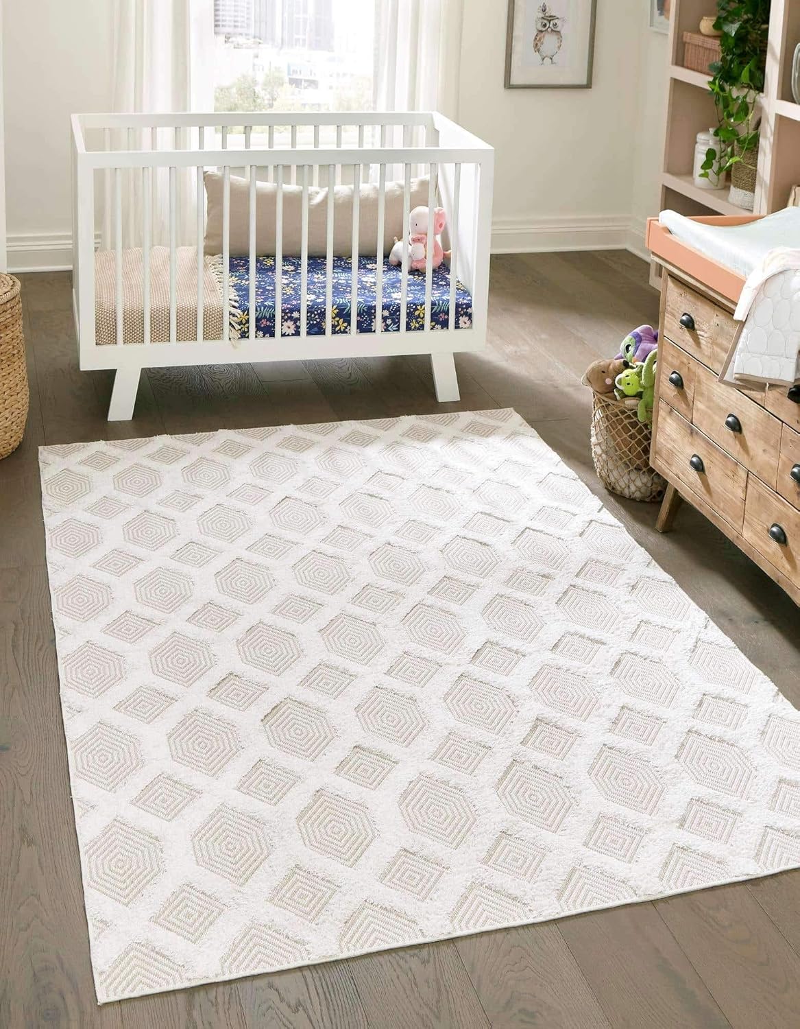 Unique Loom Sabrina Soto Casa Collection Area Rug - Havana (2' 3'' x 3' Rectangle, Beige/ Ivory)