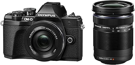 Olympus V207074BE000 E-M10 Mark III Compact System Camera Double Zoom Lens Kit Black Olympus V207074BE000 E-M10 Mark III Compact System Camera Double Zoom Lens Kit Black