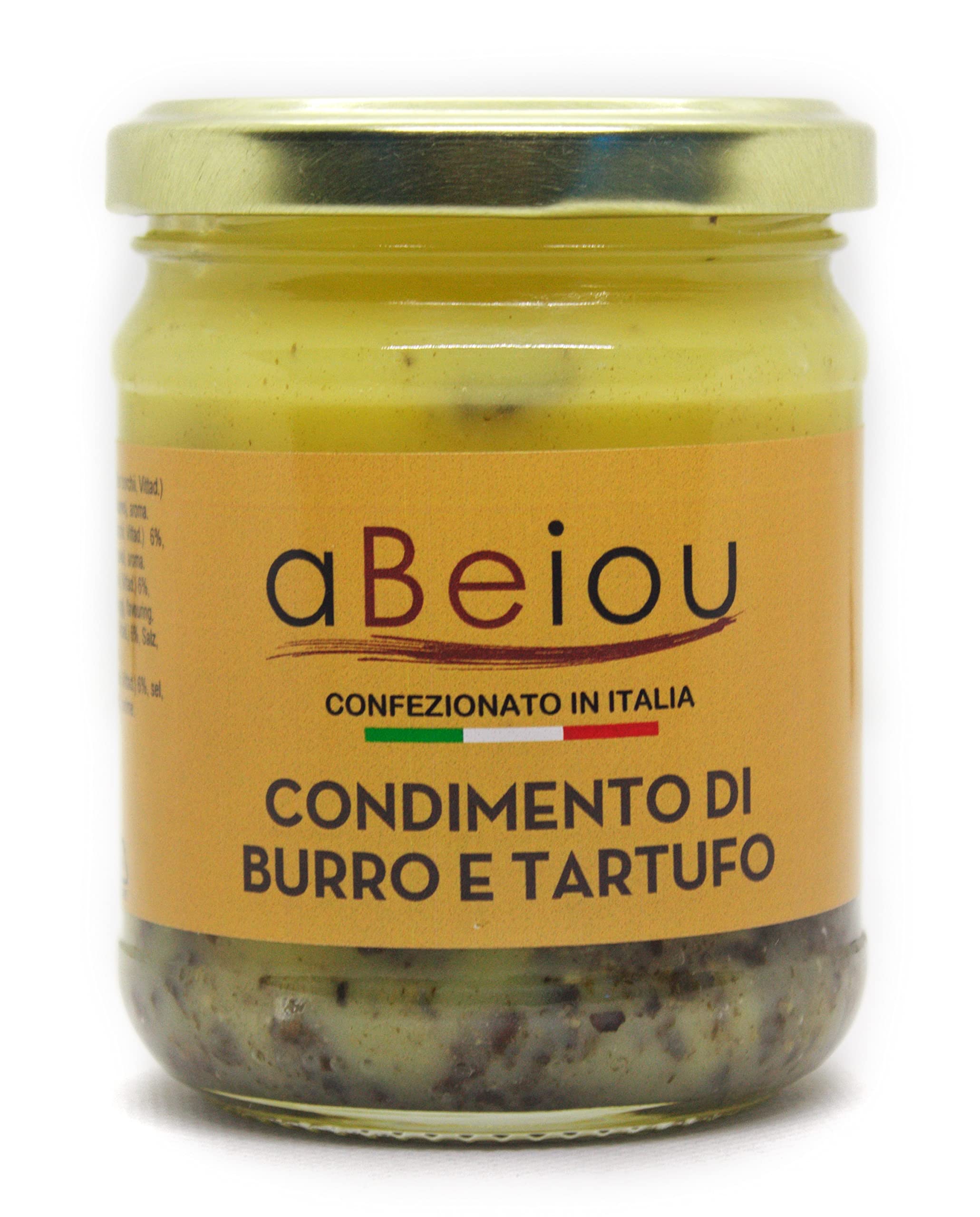 Mantequilla con Trufa Blanca Bianchetto 160g extra gourmet 100% italiano premium delicatessen