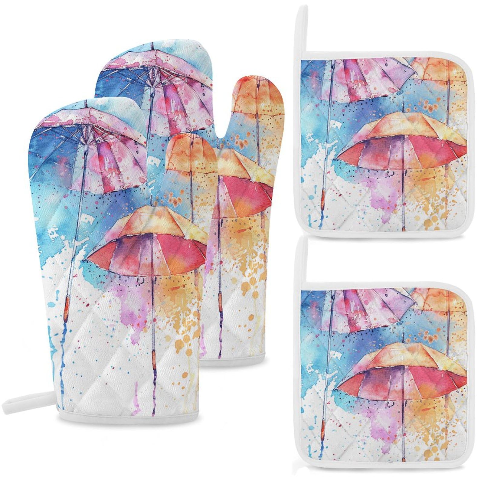 Gants de cuisine pour la pâtisserie et le barbecue lot de 3 protections thermiques