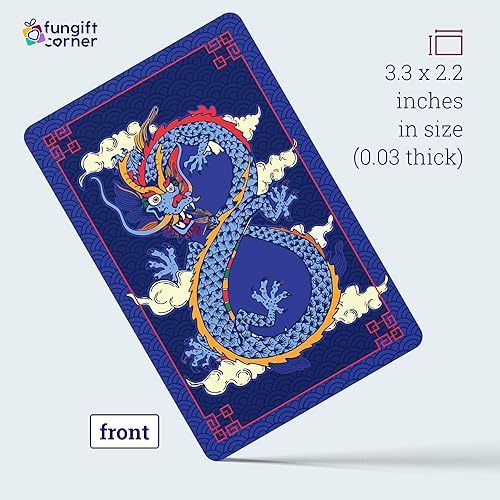 Miniatura 10 de FunGiftCorner Bandera de prosperidad con amuleto de dragón, tarjeta de Feng Shui, símbolo de victoria y suerte, tarjeta de talismán de Feng Shui,