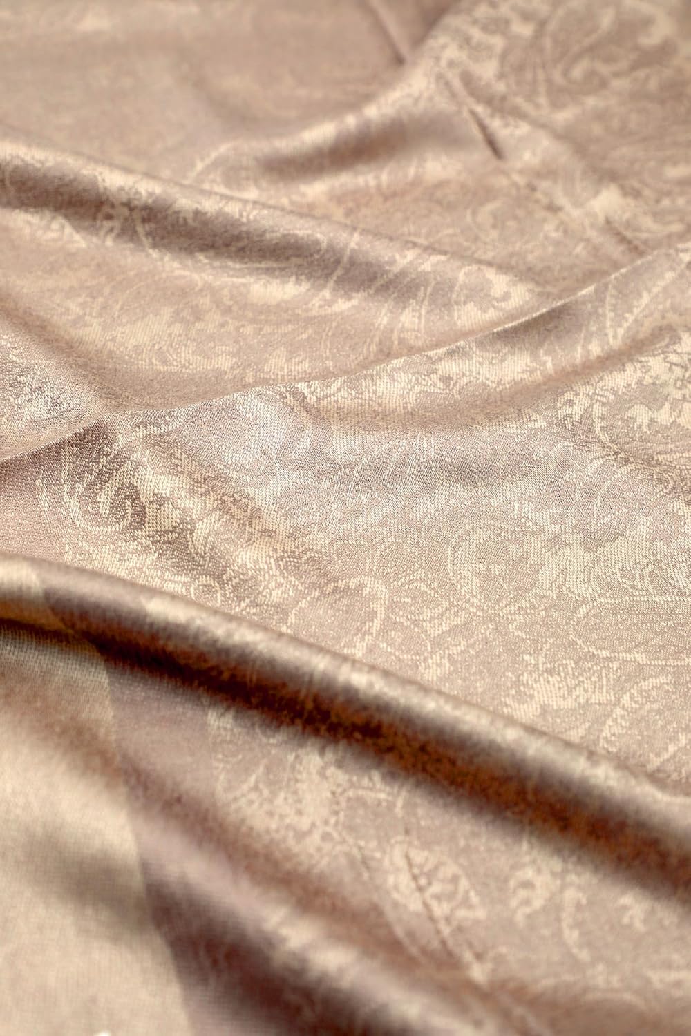 Achillea Two-Tone Vintage Paisley Pashmina Scarf – Lightweight Wrap & Shawl for Dresses, Weddings, Travel, All Seasons - Image 5