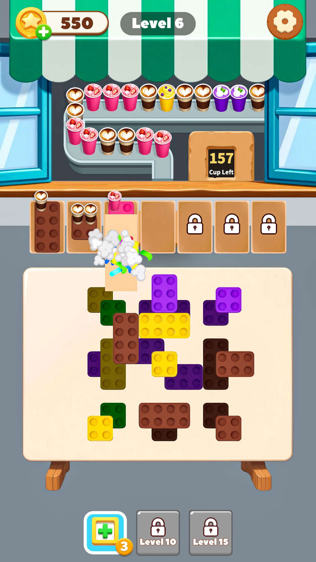 Coffee Stack Escape: Color Block Jam & Cup Sorting Adventure - App on ...