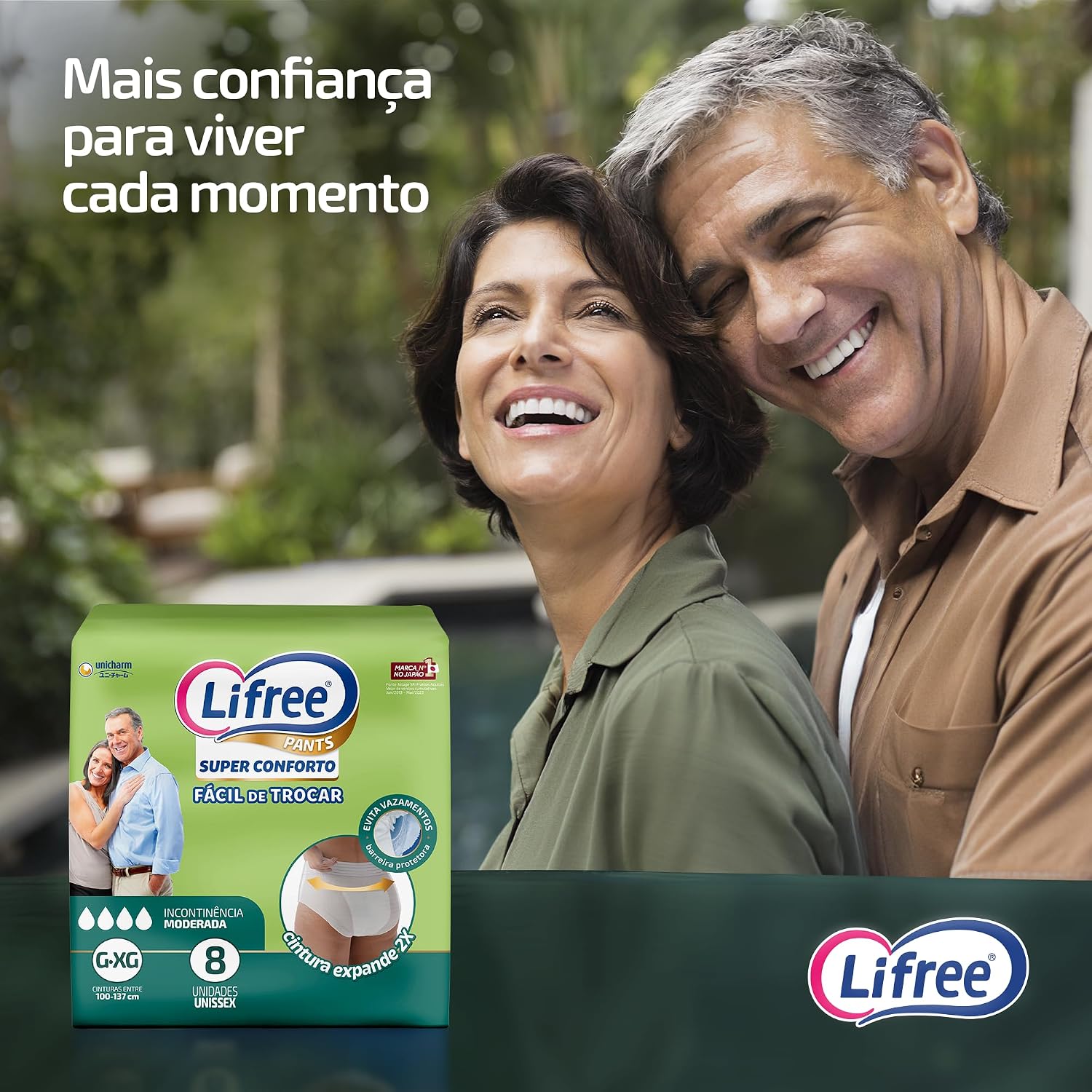 Lifree Fralda Geriátrica Tipo Calça Super Conforto G/Xg 16 Unidades