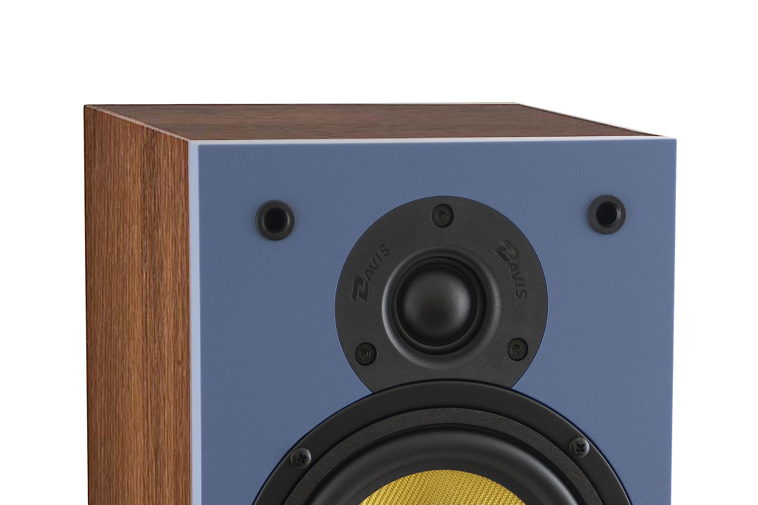 Davis Acoustics Ariane 1 Bleu/Noyer - Enceinte Bibliothèque (la Paire)