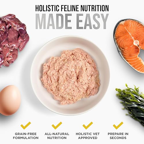 Miniatura 2 de Sepa mejor para los gatos receta de pollo, premezcla cruda o cocidasuplemento para hacer comida casera para gatos, totalmente natural, aprobada por