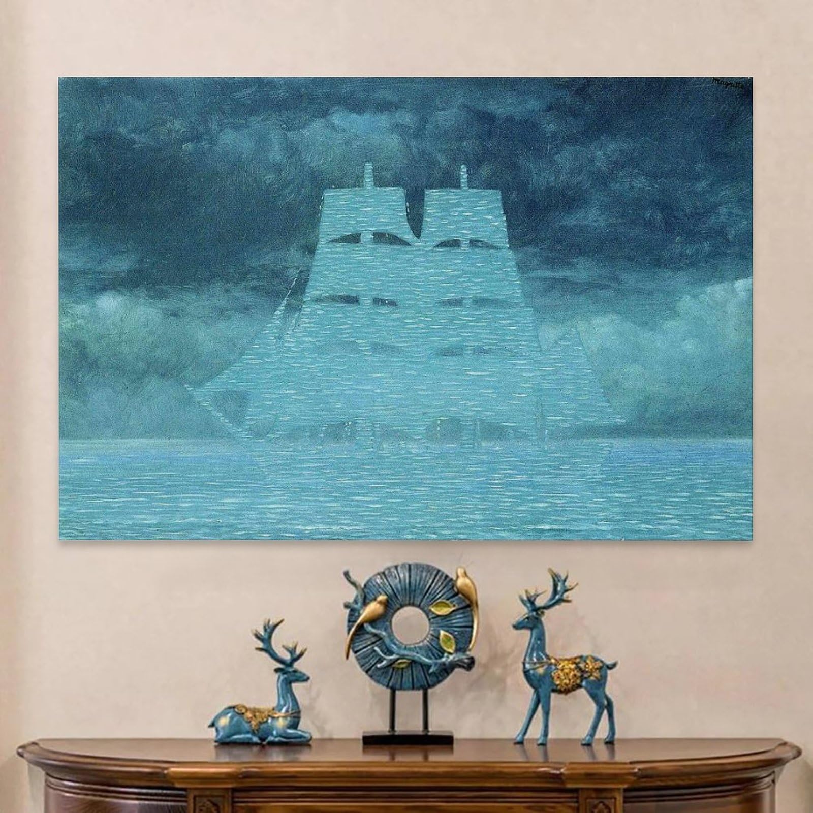 Amazon.co.jp: ルネ・マグリット(René Magritte) 名作 誘惑者 プリント