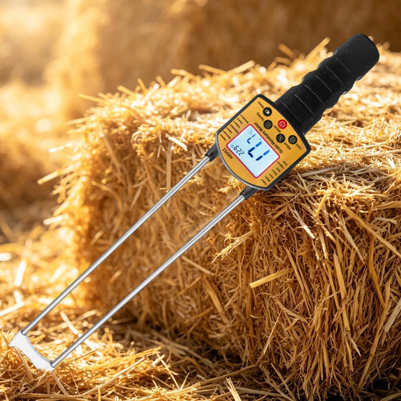 Heufeuchtesonde mit hoher Präzision, multifunktional, großes Display