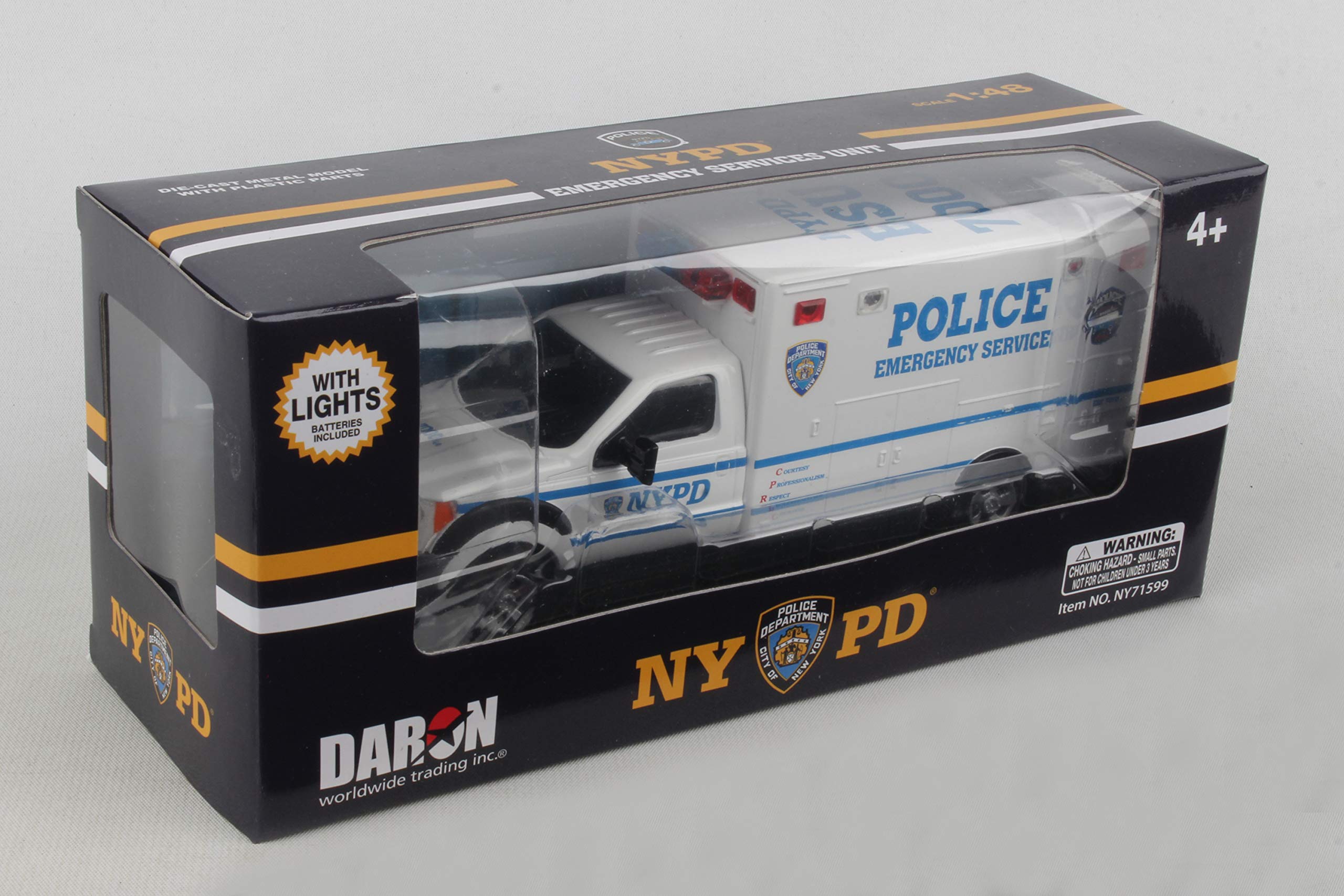 Daron NYPD Emergency Service Unit with Lights & Sounds NY71599