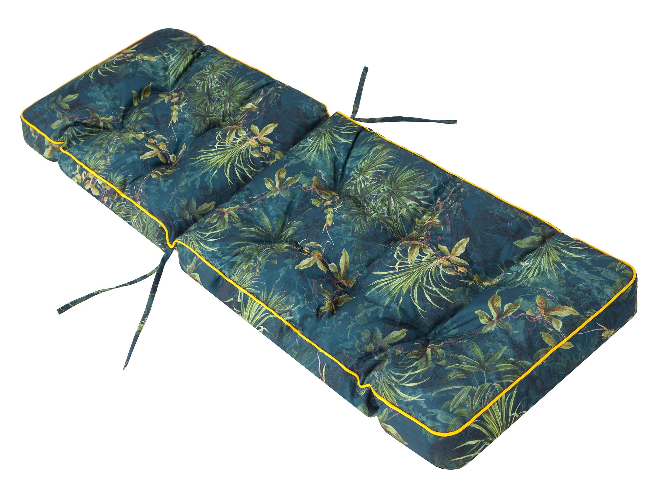 Madison Tuinstoelkussen hoge rug 50x123 cm Brest donker groen