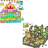 Magnetic Tiles Building Toys Set for Kids Ages 3-5 4-8 (Classic) & Army Magnetic Tiles Building Toys Set for Kids