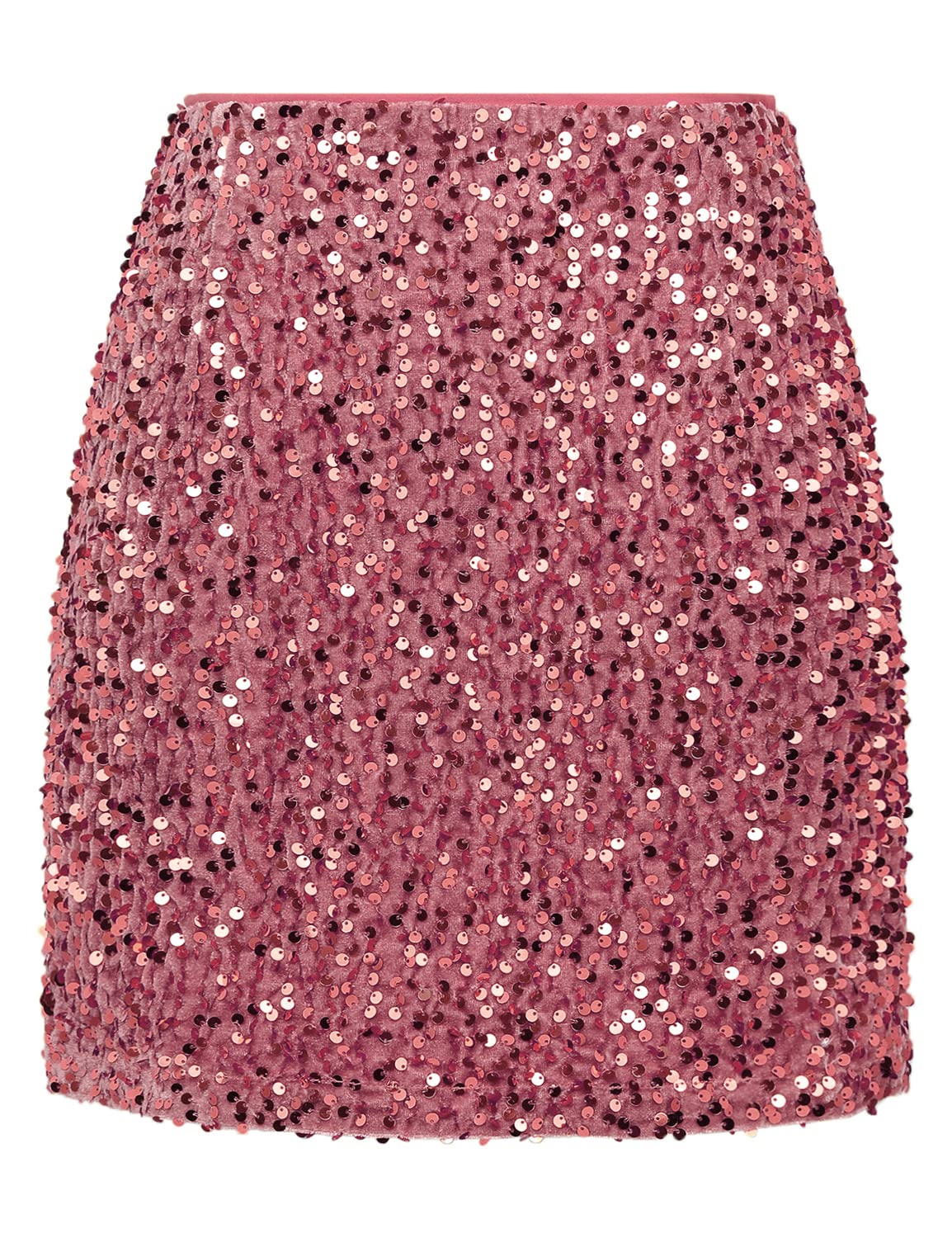 Kinghua Womens Sequin Skirt High Waisted Glitter Sparkly — free download
