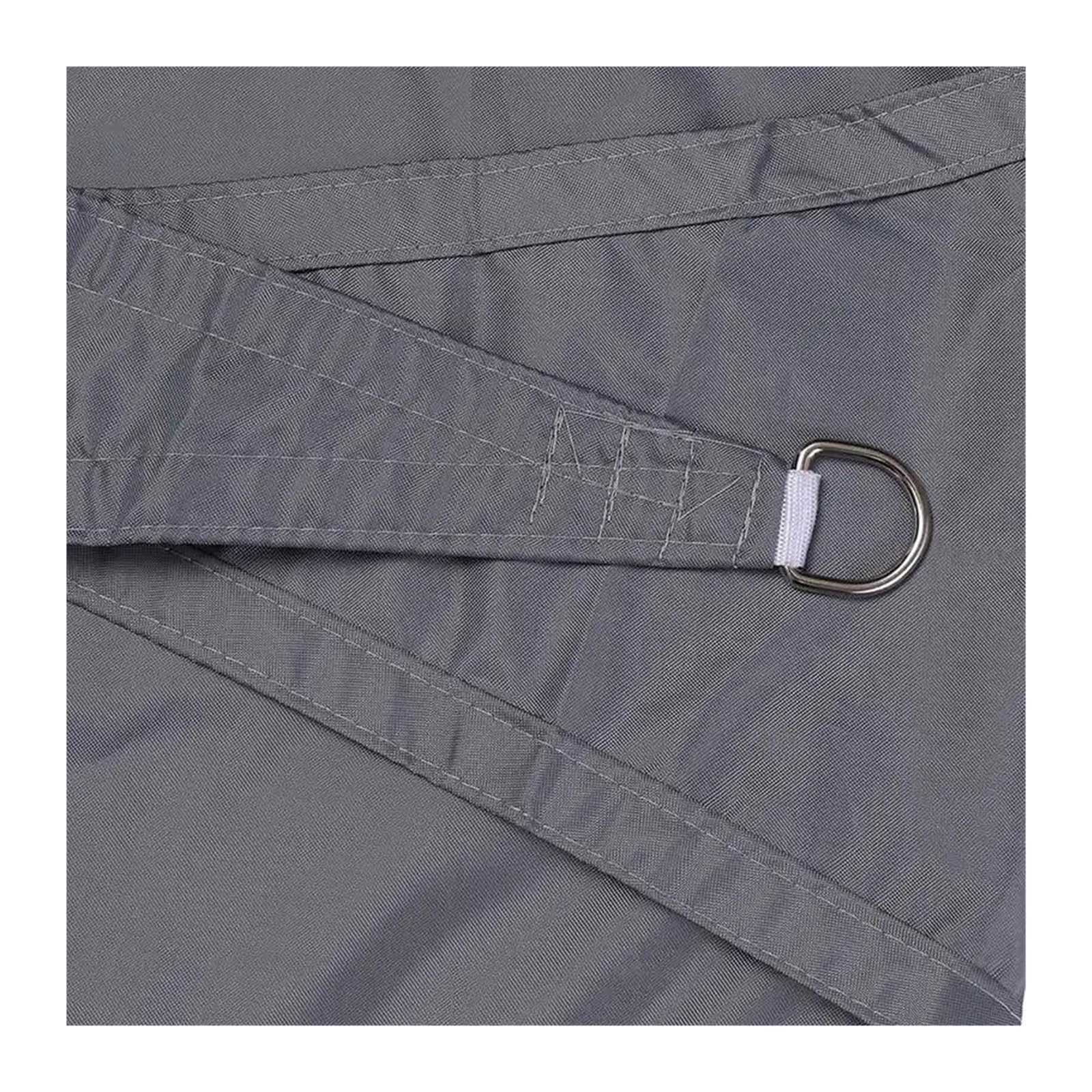 Voile d'ombrage triangulaire imperméable pour se protéger du soleil et de la pluie au jardin