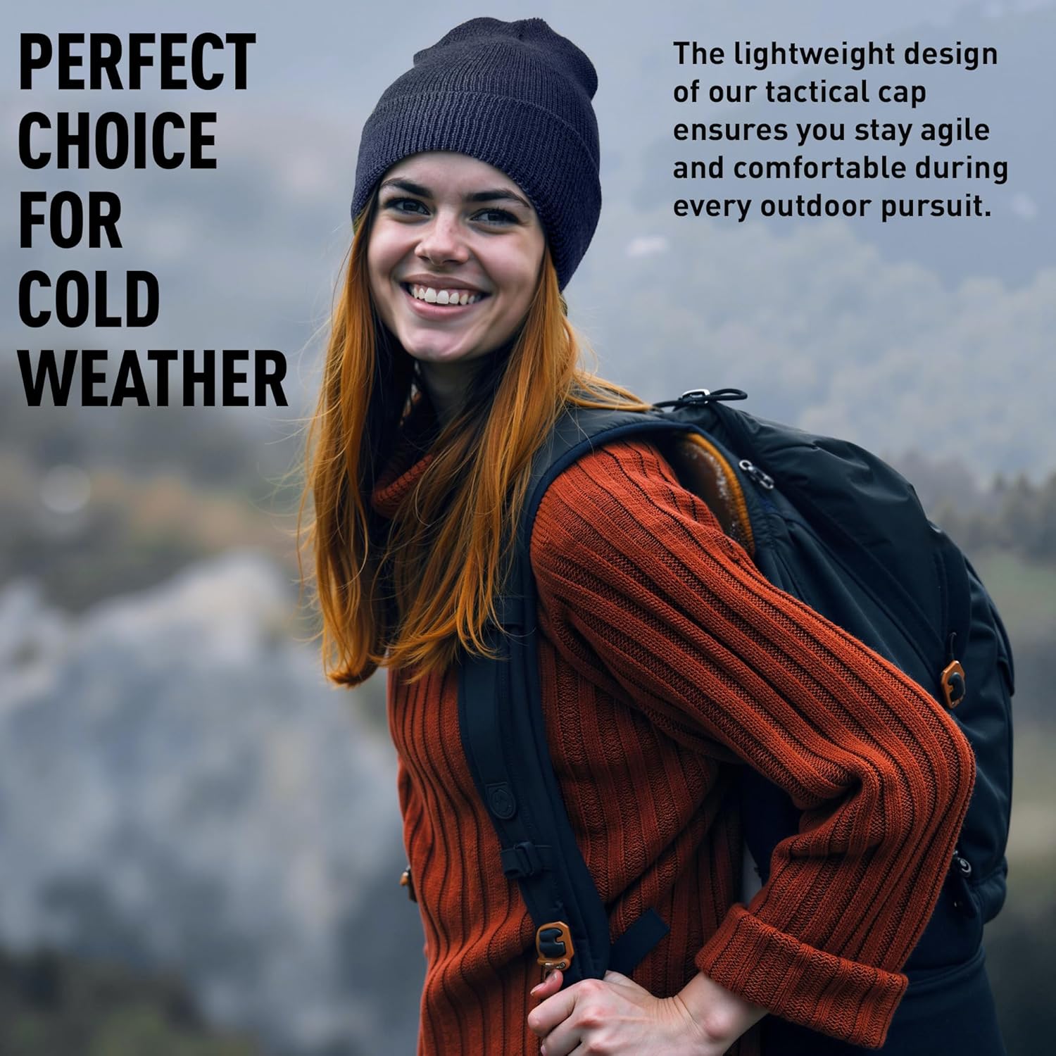 100% Wool GI Watch Cap – Warm Wool Beanie, Winter Hat for Outdoor, Hiking, Skiing & Cold Weather, Made in USA - Image 4