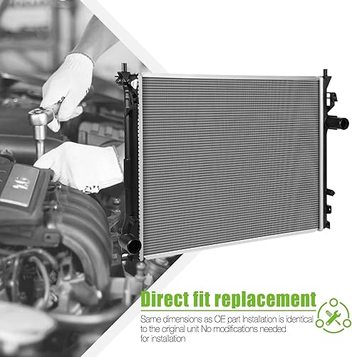 Miniatura 2 de SCITOO Reemplazo completo del radiador de aluminio para 2009 2010 para Dodge Charger Sedan 6.1L 13157 Radiador de plástico