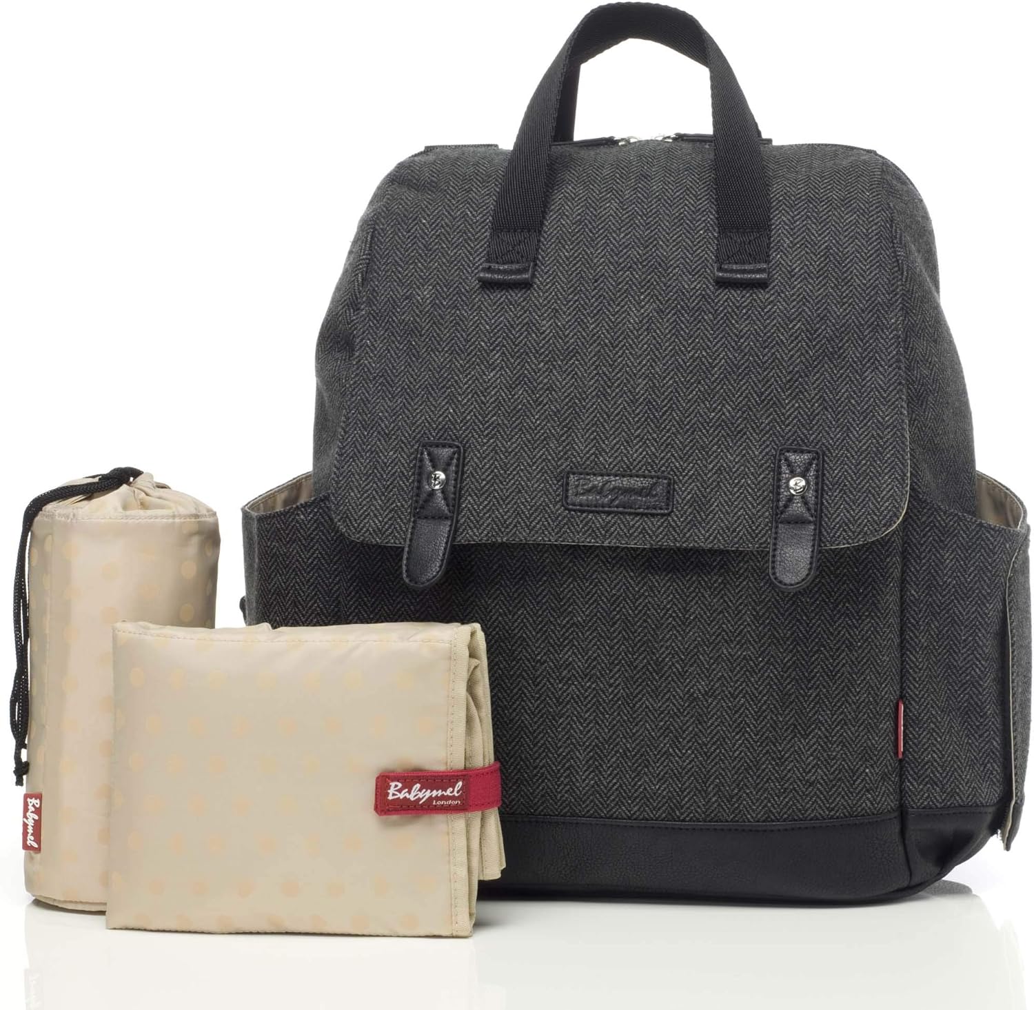 Babymel Robyn Convertible Backpack Changing Bag, Tweed Amazon.co.uk