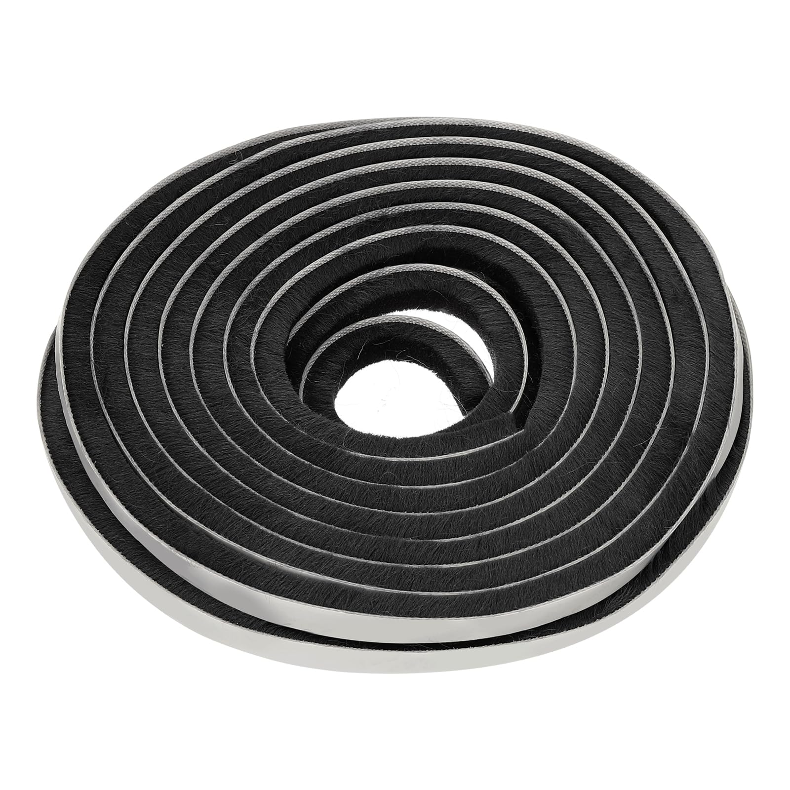 Brosse d'étanchéité auto-adhésive PATIKIL 9x9mm 30m noire pour portes coulissantes et fenêtres